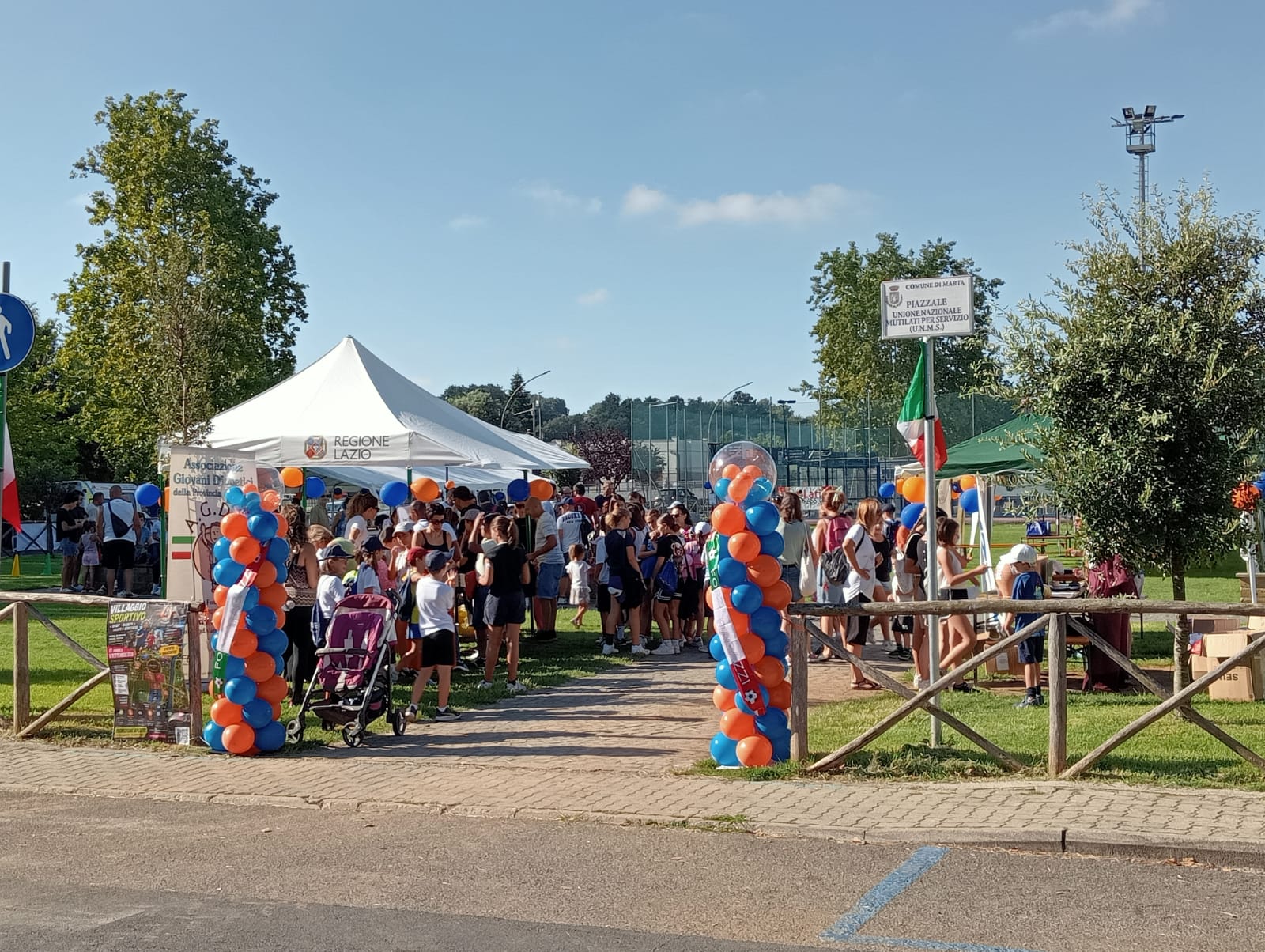 Bambini e sport durante la manifestazione