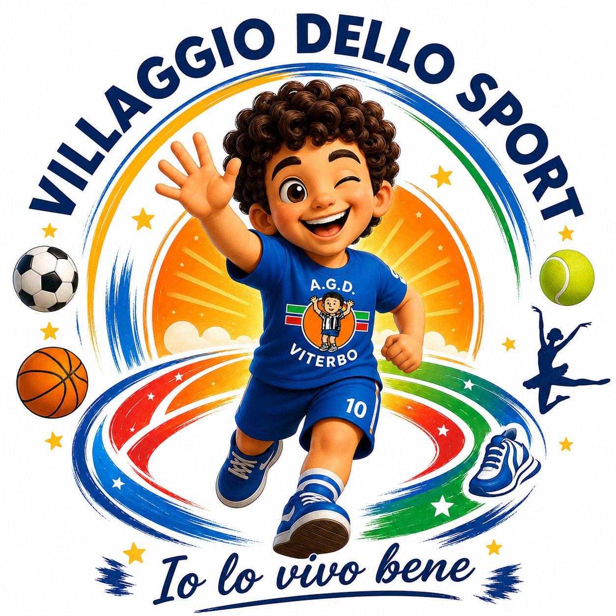 Logo +Sport - Diabete = Salute e Benessere
